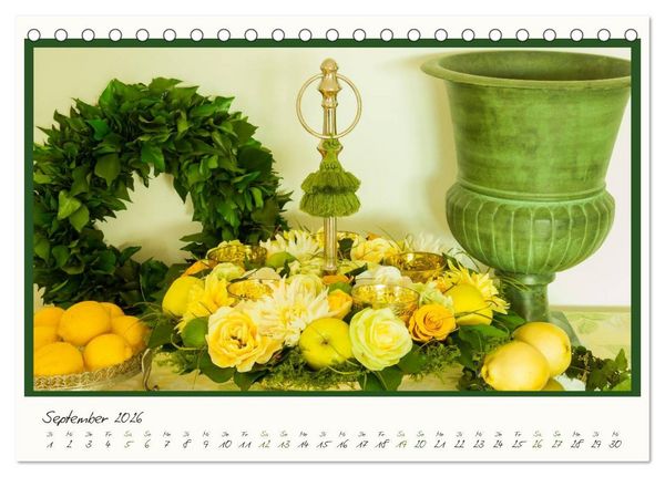 Produktbild: Raum f&uuml;r Blumen (Tischkalender 2026 DIN A5 quer), CALVENDO Monatskalender