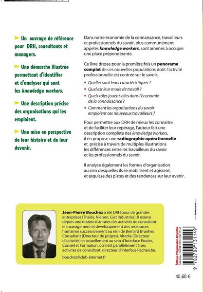 Produktbild: Les nouveaux travailleurs du savoirs: Knowledge workers