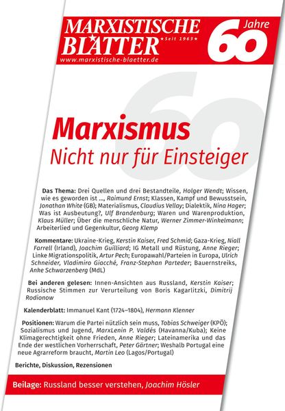 Produktbild: Marxismus - Nicht nur f&uuml;r Einsteiger