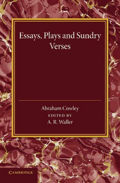 Produktbild: Essays, Plays and Sundry Verses
