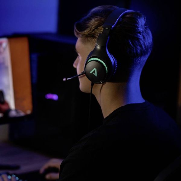 Produktbild: Lamax Heroes Guard1 Over Ear Headset kabelgebunden Stereo Schwarz Headset, Lautst&auml;rkeregelung, Mikrofon-Stummschaltung Gaming