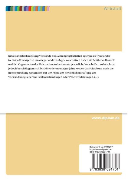 Produktbild: Corporate Governance und Sarbanes-Oxley Act - Haftungsrechtliche Anforderungen a