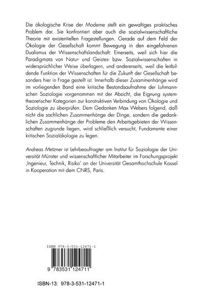 Produktbild: Probleme sozio-&ouml;kologischer Systemtheorie