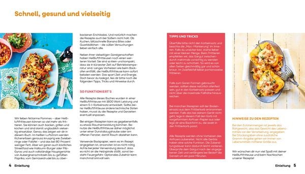 Produktbild: Hei&szlig;luftfritteuse vegetetarisch und vegan
