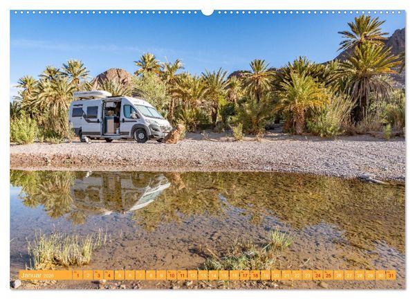 Produktbild: MAROKKO per WOHNMOBIL (hochwertiger Premium Wandkalender 2026 DIN A2 quer), Kunstdruck in Hochglanz