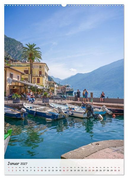 Produktbild: Limone sul Garda - Perle am Westufer des Gardasees (Wandkalender 2027 DIN A2 hoch), CALVENDO Monatskalender