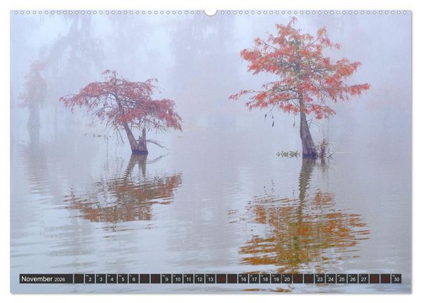 Produktbild: Natur Paradies Mississippi Delta (hochwertiger Premium Wandkalender 2026 DIN A2 quer), Kunstdruck in Hochglanz