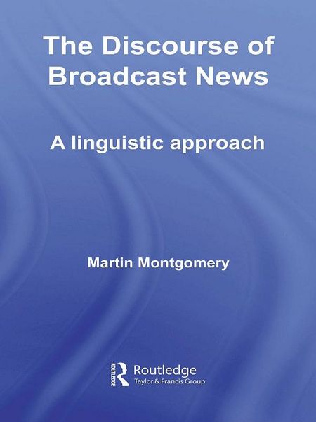 Produktbild: The Discourse of Broadcast News