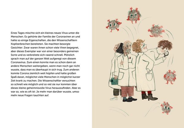 Produktbild: Das kleine Virus Corona: Wie die Kinder geholfen haben es zu besiegen.