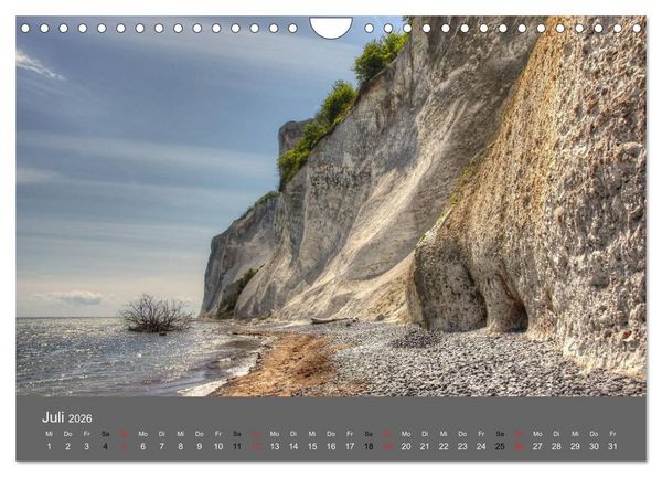 Produktbild: Naturwunder M&ouml;ns Klinten (Wandkalender 2026 DIN A4 quer), CALVENDO Monatskalender