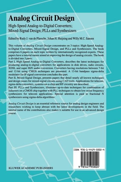 Produktbild: Analog Circuit Design