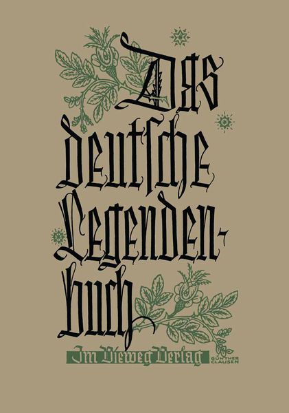 Produktbild: Das deutsche Legendenbuch