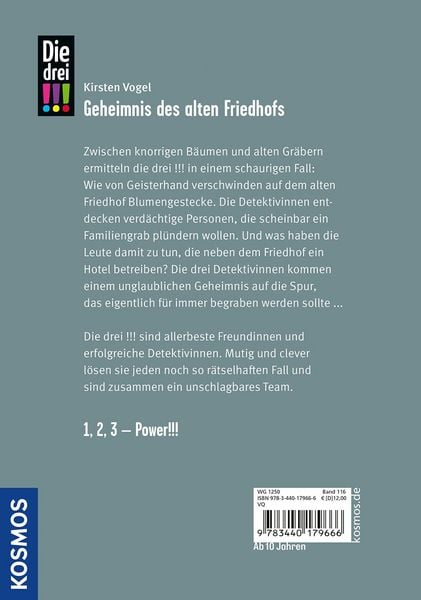 Produktbild: Die drei !!!,116, Geheimnis des alten Friedhofs