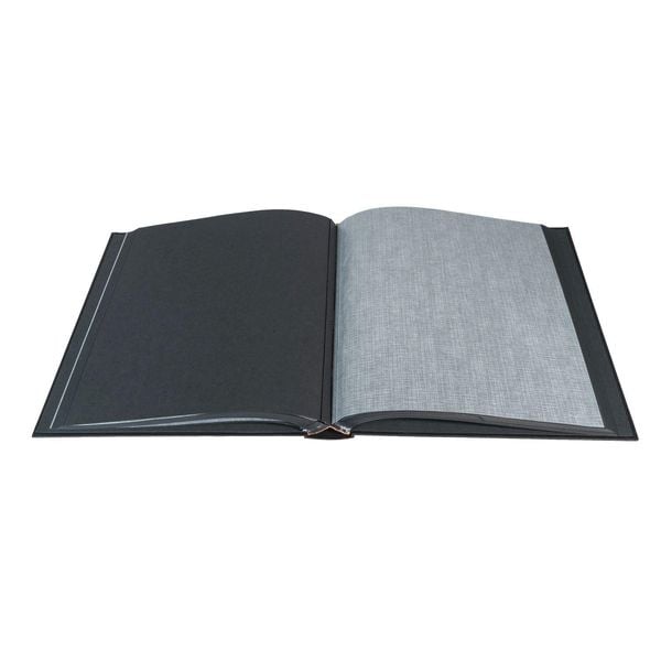 Produktbild: Fotoalbum MILANO 29x32 cm, 60 schwarze Seiten