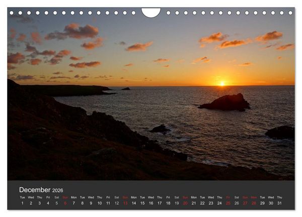 Produktbild: Sights and Views in Cornwall (Wall Calendar 2026 DIN A4 landscape), CALVENDO 12 Month Wall Calendar