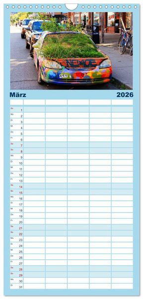 Produktbild: Familienplaner 2026 - Provinzhauptstadt Toronto mit 5 Spalten (Wandkalender, 21 x 45 cm) CALVENDO