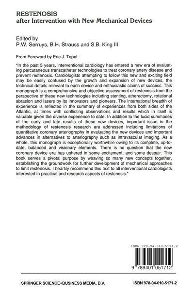 Produktbild: Restenosis after Intervention with New Mechanical Devices