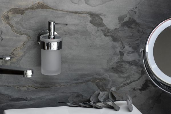 Produktbild: UV-Loc&reg; Seifenspender Mod. Maribor, Befestigen ohne Bohren mit innovativem Klebesystem