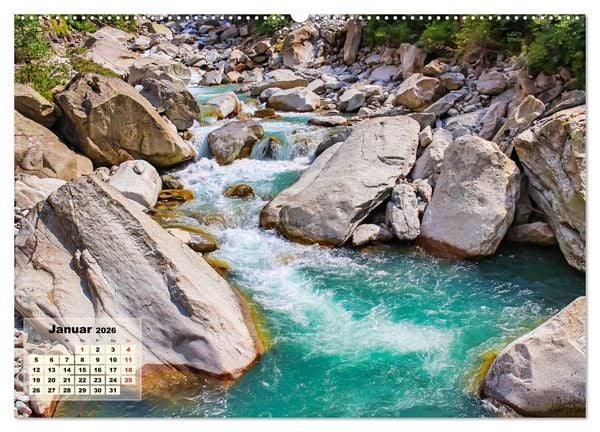 Produktbild: Vater Rhein von der Quelle bis zur M&uuml;ndung (Wandkalender 2026 DIN A2 quer), CALVENDO Monatskalender