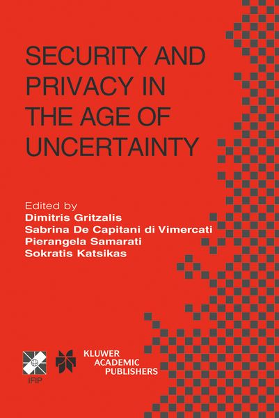 Produktbild: Security and Privacy in the Age of Uncertainty