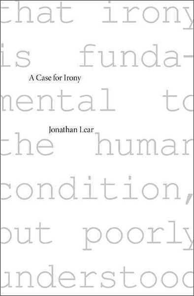 Produktbild: Lear, J: Case for Irony