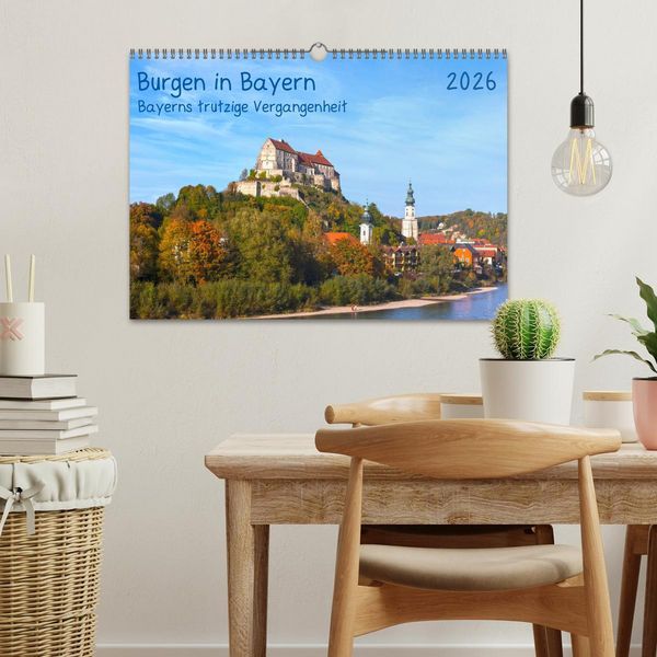 Produktbild: Burgen in Bayern Bayerns trutzige Vergangenheit (Wandkalender 2026 DIN A3 quer), CALVENDO Monatskalender