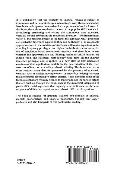 Produktbild: Stochastic Volatility in Financial Markets