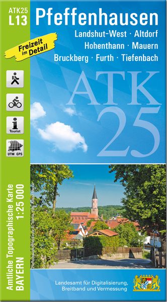 Produktbild: ATK25-L13 Pfeffenhausen (Amtliche Topographische Karte 1:25000)