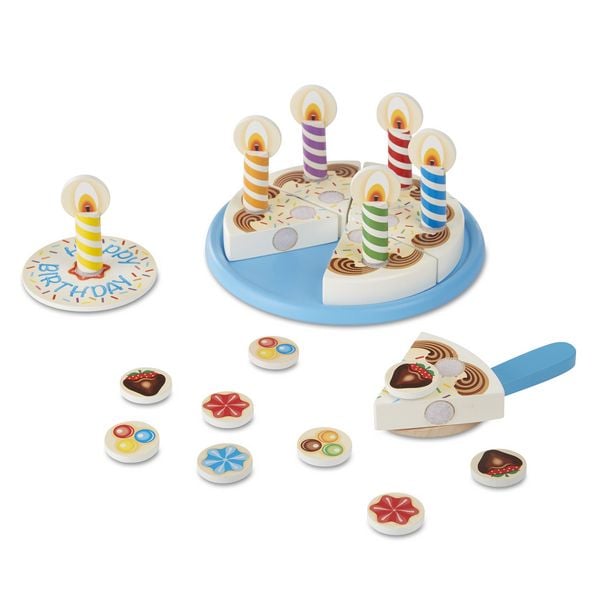 Produktbild: Geburtstagskuchen aus Holz