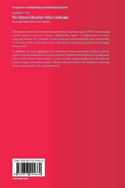 Produktbild: The Chinese Education Policy Landscape