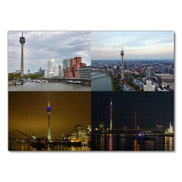 Produktbild: Lais Puzzle Collage D&uuml;sseldorf 1000 Teile