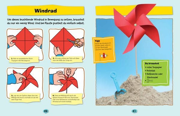 Produktbild: Bastelbuch f&uuml;r Kinder ab 2 Jahren: Falten, Kleben, Malen