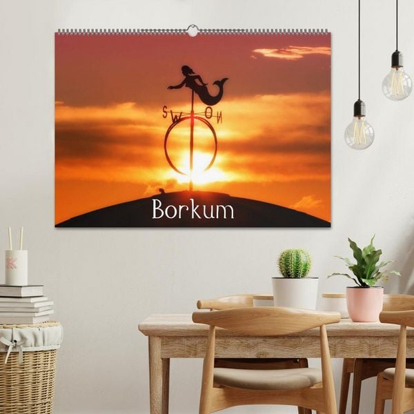 Produktbild: Borkum (Wandkalender 2026 DIN A2 quer), CALVENDO Monatskalender