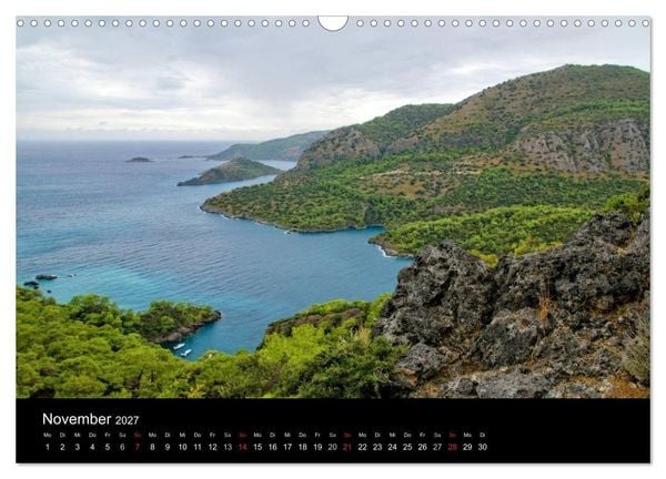 Produktbild: T&uuml;rkische Riviera - Entlang der lykischen K&uuml;ste (Wandkalender 2027 DIN A3 quer), CALVENDO Monatskalender