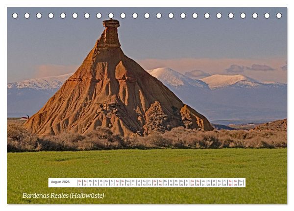 Produktbild: Von Festung bis Flamenco (Tischkalender 2026 DIN A5 quer), CALVENDO Monatskalender