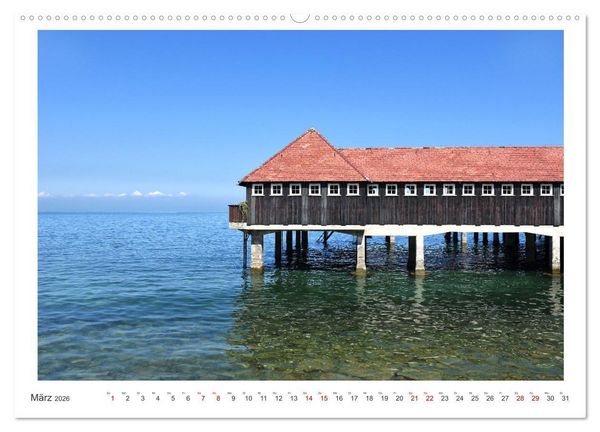 Produktbild: Unterwegs in der Schweiz: Wandern zu m&auml;rchenhaften Bergen und Seen (hochwertiger Premium Wandkalender 2026 DIN A2 quer), Kunstdruck in Hochglanz