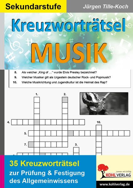 Produktbild: Kreuzwortr&auml;tsel Musik