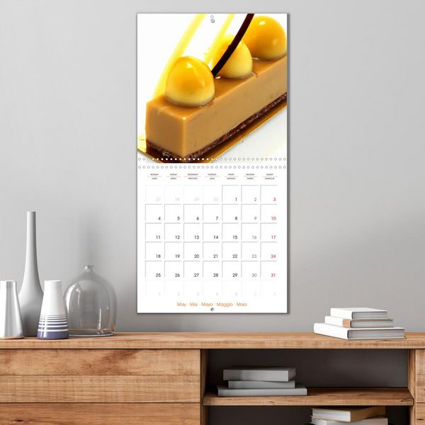Produktbild: Art culinaire p&acirc;tisseries (Calendrier mural carr&eacute; 2026 30x30 cm) Calendrier double avec une page pour vos prises de notes