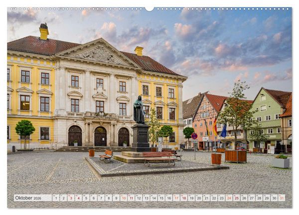 Produktbild: Lauingen Impressionen (Wandkalender 2026 DIN A2 quer), CALVENDO Monatskalender