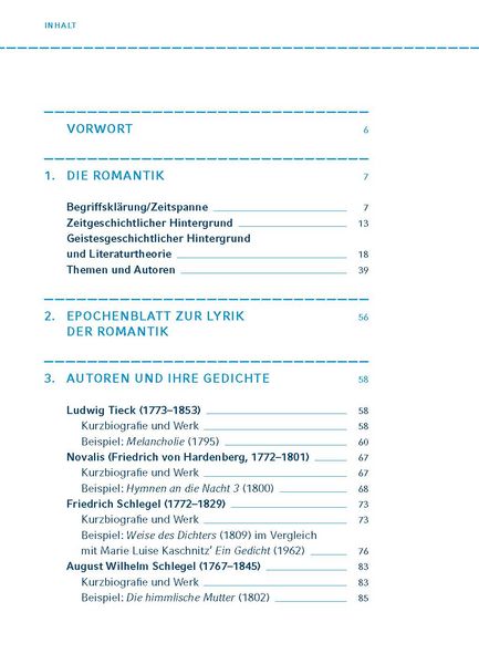 Produktbild: Lyrik der Romantik