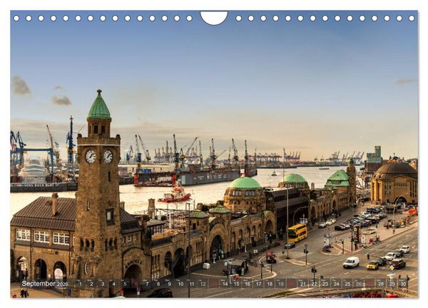 Produktbild: Hamburg perspectives (Wall Calendar 2026 DIN A4 landscape), CALVENDO 12 Month Wall Calendar