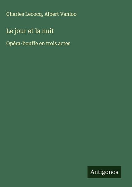 Produktbild: Le jour et la nuit