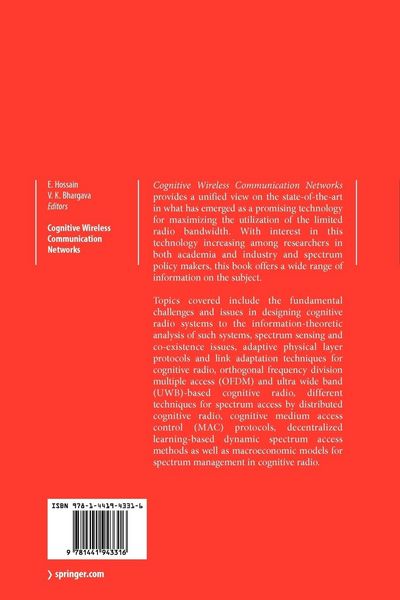 Produktbild: Cognitive Wireless Communication Networks