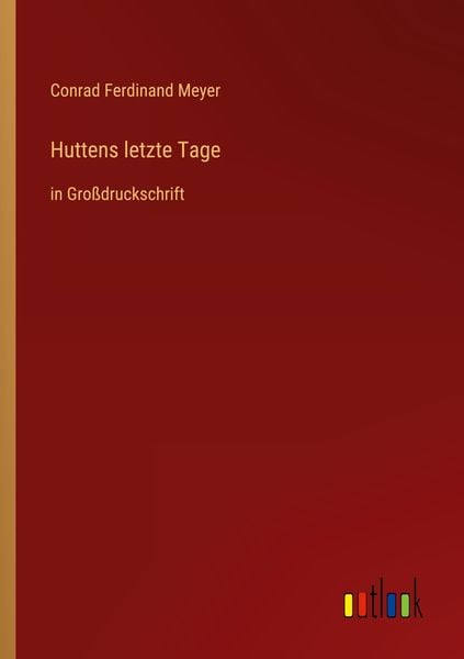 Produktbild: Huttens letzte Tage