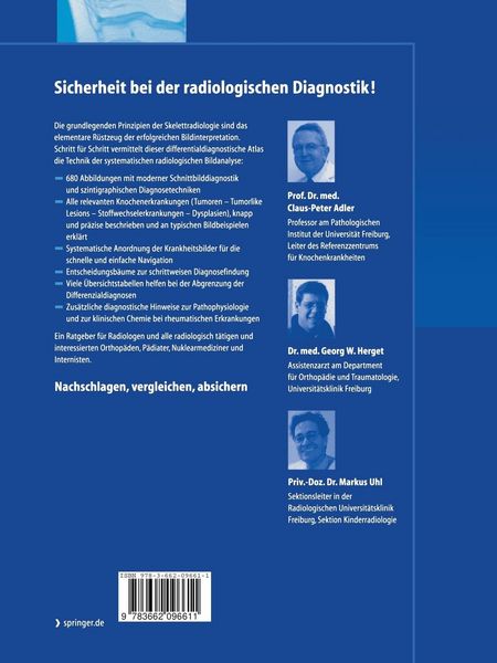 Produktbild: Radiologische Diagnostik der Knochenkrankheiten