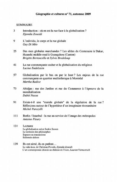 Produktbild: Ou en est la rue face a la globalisation?