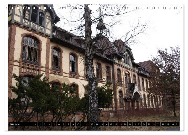 Produktbild: Beelitz Heilst&auml;tten-Faszination des Verfalls (Wandkalender 2026 DIN A4 quer), CALVENDO Monatskalender