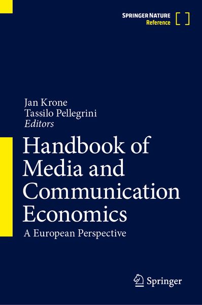 Produktbild: Handbook of Media and Communication Economics