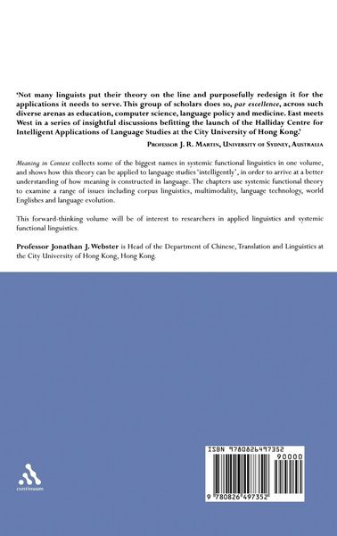 Produktbild: Meaning in Context