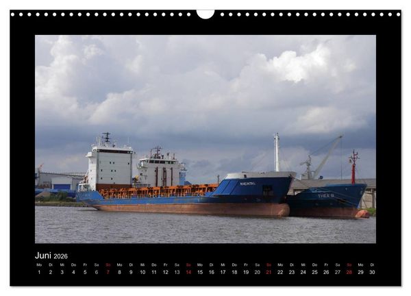 Produktbild: Auf Gro&szlig;e Fahrt - Schiffe im Hafen und auf See (Wandkalender 2026 DIN A3 quer), CALVENDO Monatskalender